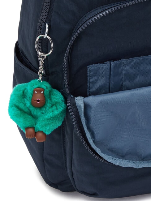 SEOUL SMALL Petit sac à dos bloc bleu vert - Sacs à dos pour l'École & les Loisirs