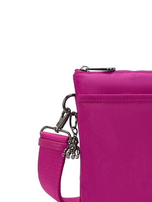 RIRI L Sac à bandoulière plat nuit fuchsia - Sacs pour Femme