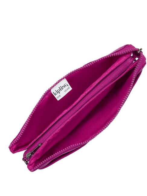 RIRI L Sac à bandoulière plat nuit fuchsia - Sacs pour Femme