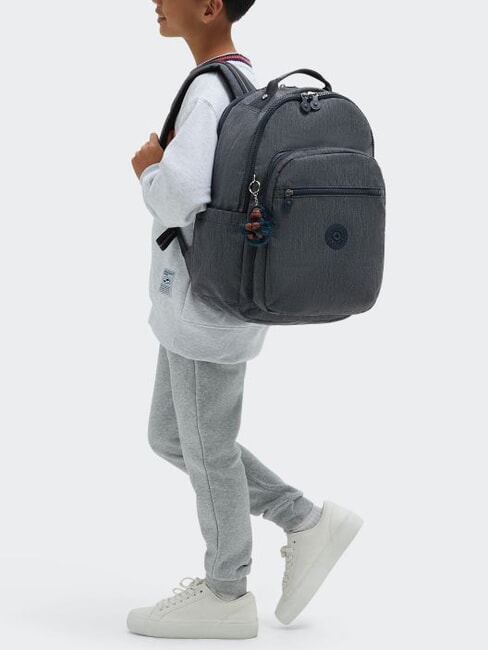 SEOUL COLLEGE Sac à dos avec poche pour ordinateur portable 15" marine - Sacs à dos pour l'École & les Loisirs