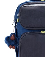 KIPLING SCOTTY Grand sac à dos pour pc 15" bloc bleu fantaisie - Sacs à dos pour l'École & les Loisirs - 4