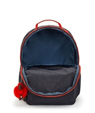 KIPLING SEOUL LAP Sac à dos avec poche pour ordinateur portable 15" Lettres amusantes en fer - Sacs à dos pour l'École & les Loisirs - 6