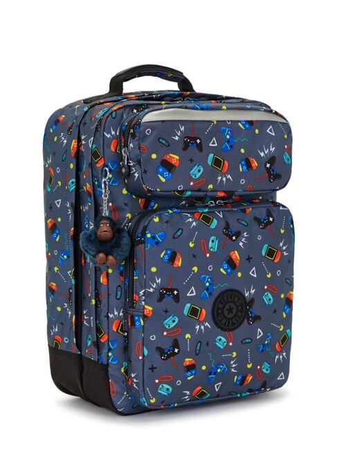 SCOTTY Grand sac à dos pour pc 15" gris de jeu - Sacs à dos pour l'École & les Loisirs