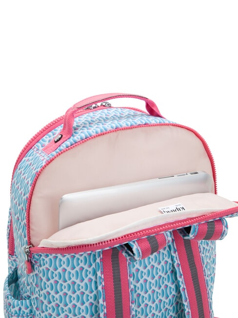 SEOUL LAP Sac à dos avec poche pour ordinateur portable 15" combo géo de rêve - Sacs à dos pour l'École & les Loisirs