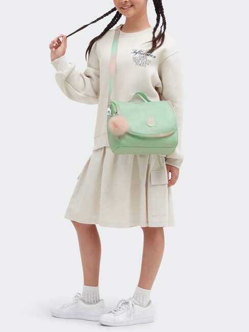 NEW KICHIROU Sac à lunch avec bandoulière vert doux métallisé - Sacs et accessoires Enfants