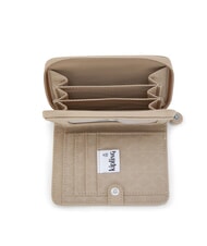 KIPLING MONEY LOVE Portefeuille moyen signature beige en relief - Portefeuilles Femme - 2