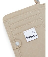 KIPLING MONEY LOVE Portefeuille moyen signature beige en relief - Portefeuilles Femme - 3