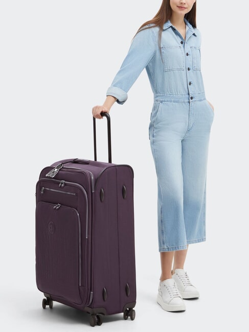 NEW YOURI SPIN L Chariot de grande taille prune ultime - Valises Semi-rigides