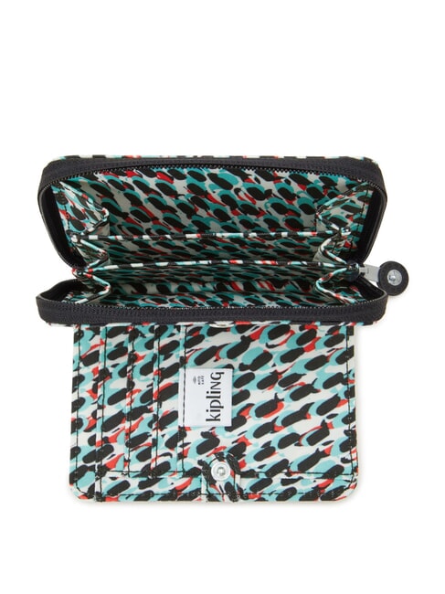 MONEY LOVE Portefeuille moyen impression abstraite - Portefeuilles Femme