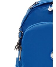 KIPLING DELIA M Sac à dos bleu satiné - Sacs pour Femme - 3