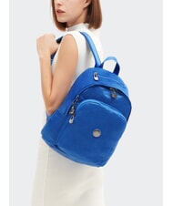 KIPLING DELIA M Sac à dos bleu satiné - Sacs pour Femme - 5