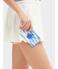 KIPLING CAMILO Porte-cartes plat avec zip bleu dilué - Portefeuilles Femme - 5