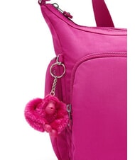 KIPLING GABB Grand sac à bandoulière fuchsia éclatant - Sacs pour Femme - 4