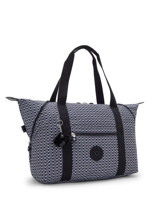 ART Grand sac à bandoulière impression de signature - Sacs pour Femme