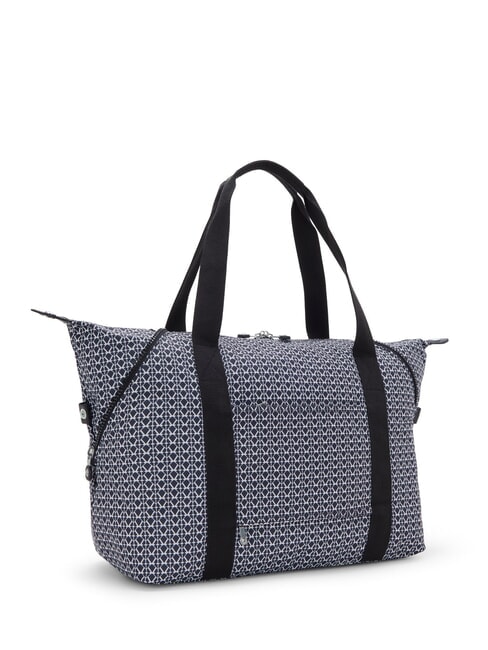 ART Grand sac à bandoulière impression de signature - Sacs pour Femme