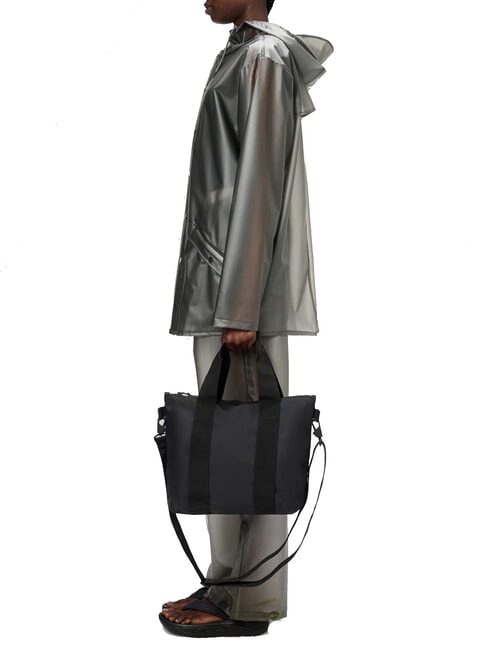 TOTE BAG Sac &agrave; bandouli&egrave;re, avec bandouli&egrave;re noir - Sacs pour Femme