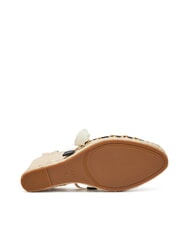 GUESS CYRENAM  Sandales espadrilles hautes NOIR - Chaussures Femme - 5