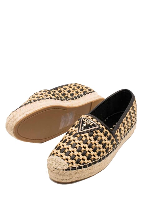 JOLANDON  Mocassins espadrilles NOIR - Chaussures Femme