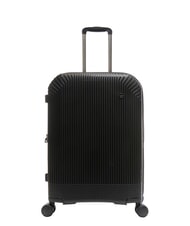 LESAC LIGHT POP 2 Lot de 3 trolleys : cabine, moyen et grand extensible noir - Ensemble Valises - 4