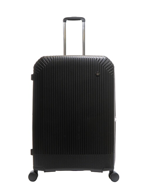 LIGHT POP 2 Lot de 3 trolleys : cabine, moyen et grand extensible noir - Ensemble Valises