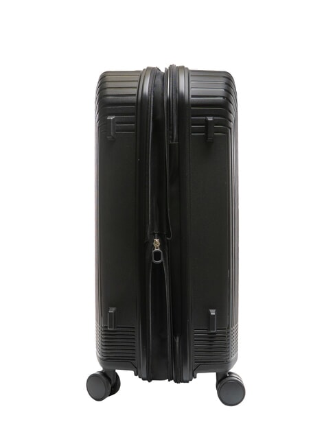LIGHT POP 2 Lot de 3 trolleys : cabine, moyen et grand extensible noir - Ensemble Valises