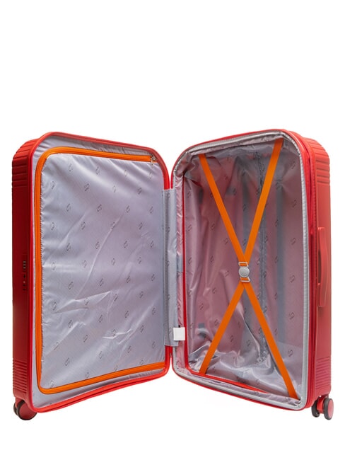 LIGHT POP 2 Grand chariot extensible jujube rouge - Valises Rigides