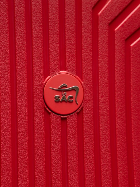 LIGHT POP 2 Grand chariot extensible jujube rouge - Valises Rigides