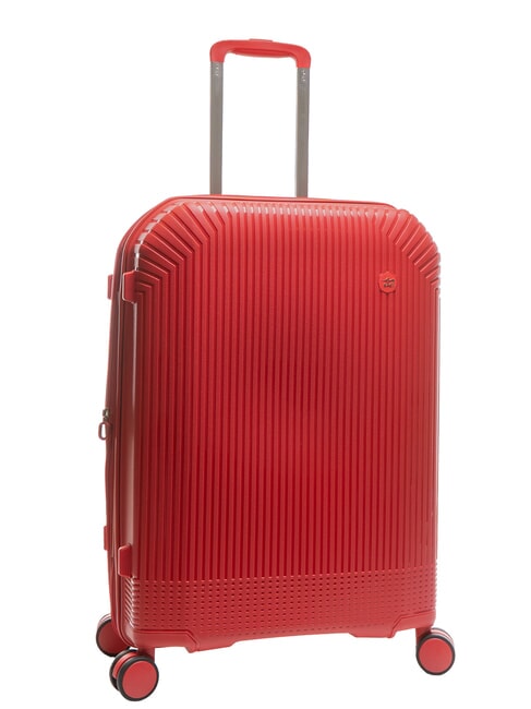 LIGHT POP 2 Valise extensible de taille moyenne jujube rouge - Valises Rigides