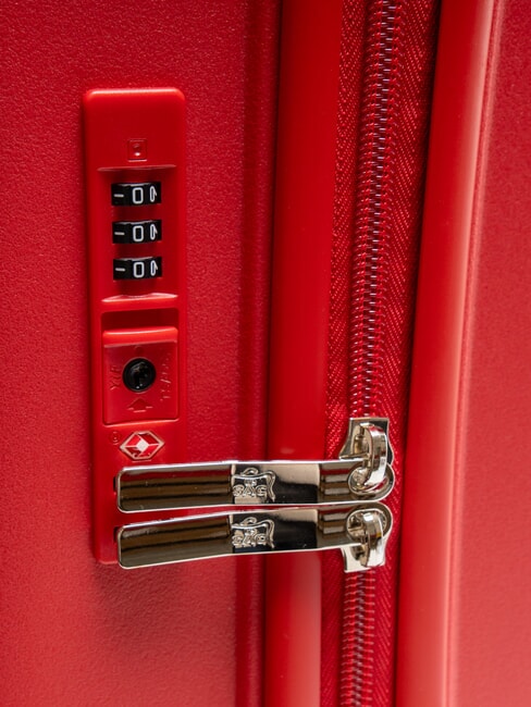 LIGHT POP 2 Valise à roulettes pour bagages à main jujube rouge - Valises Rigides