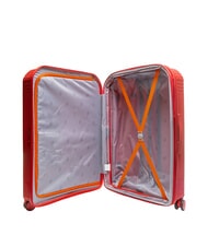LESAC LIGHT POP 2 Lot de 3 trolleys : cabine, moyen et grand extensible jujube rouge - Ensemble Valises - 2