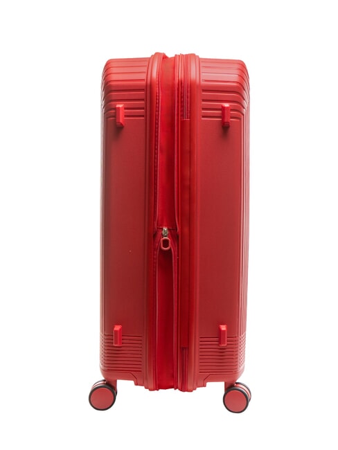 LIGHT POP 2 Lot de 3 trolleys : cabine, moyen et grand extensible jujube rouge - Ensemble Valises