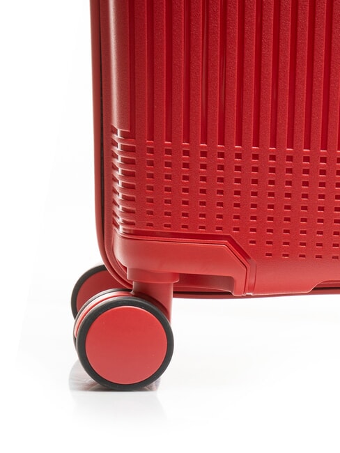 LIGHT POP 2 Lot de 3 trolleys : cabine, moyen et grand extensible jujube rouge - Ensemble Valises