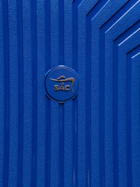 LIGHT POP 2 Grand chariot extensible bleu marine - Valises Rigides