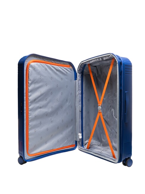 LIGHT POP 2 Lot de 3 trolleys : cabine, moyen et grand extensible bleu marine - Ensemble Valises