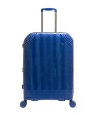 LESAC LIGHT POP 2 Lot de 3 trolleys : cabine, moyen et grand extensible bleu marine - Ensemble Valises - 4