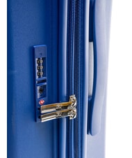 LESAC LIGHT POP 2 Lot de 3 trolleys : cabine, moyen et grand extensible bleu marine - Ensemble Valises - 8