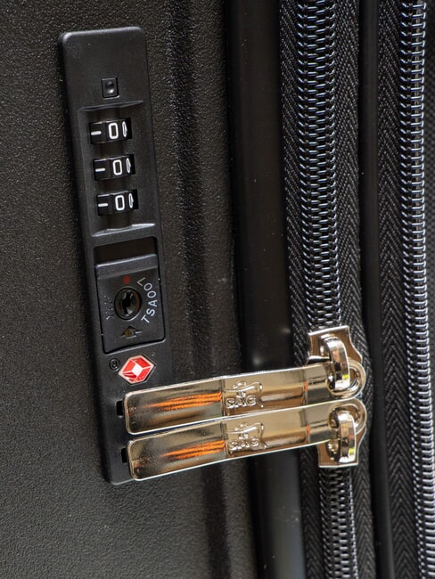 LIGHT POP 2 Grand chariot extensible noir - Valises Rigides