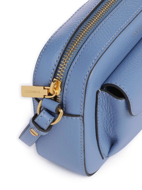 BEAT SOFT Mini sac en cuir texturé bleu - Sacs pour Femme