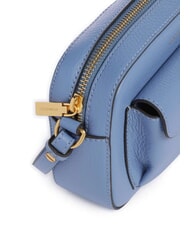 COCCINELLE BEAT SOFT Mini sac en cuir texturé bleu - Sacs pour Femme - 3