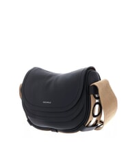 COCCINELLE RAQUEL S Mini sac bandoulière en cuir noir/cuir - Sacs pour Femme - 2