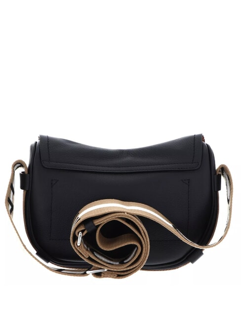 RAQUEL S Mini sac bandoulière en cuir noir/cuir - Sacs pour Femme