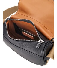 COCCINELLE RAQUEL S Mini sac bandoulière en cuir noir/cuir - Sacs pour Femme - 5