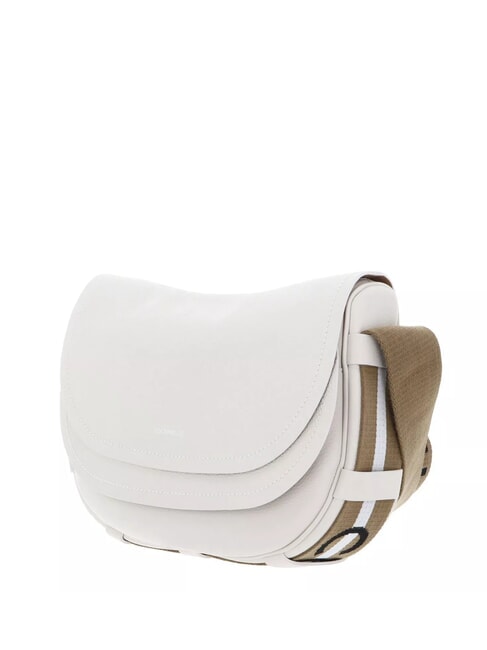 RAQUEL S Mini sac bandouli&egrave;re en cuir blanc/peau - Sacs pour Femme