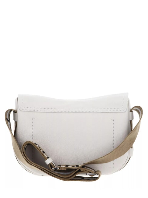 RAQUEL S Mini sac bandouli&egrave;re en cuir blanc/peau - Sacs pour Femme