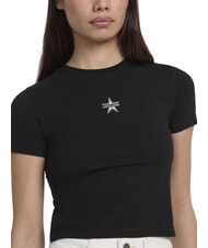 GUESS JEANS SS CN EMB STAR  T-shirts jetbla - T-shirt - 3