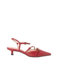 COCCINELLE FERNANDA Chaussures à bride arrière en cuir sangria - Chaussures Femme - 2