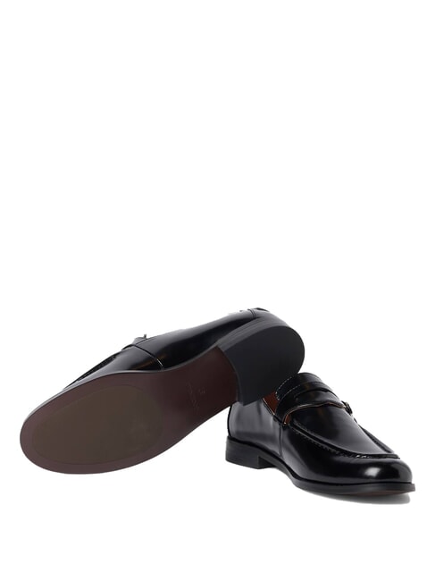 LORD SHINY  Mocassins en cuir Noir - Chaussures Femme