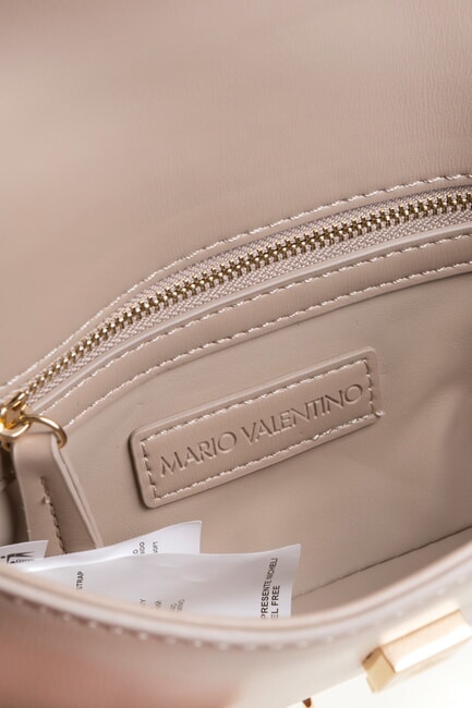 NAMMOS RE Mini sac &agrave; rabat et bandouli&egrave;re beige - Sacs pour Femme