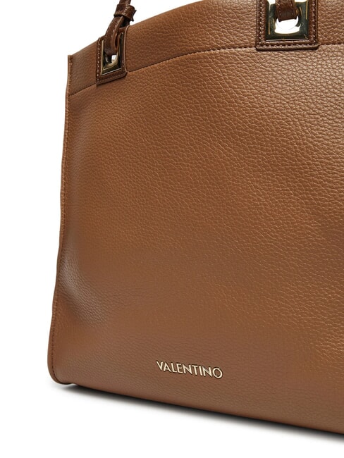 POST RE Sac shopping avec pochette chameau/marron foncé - Sacs pour Femme