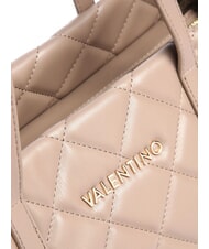 MARIO VALENTINO OCARINA Sac shopping matelassé taupe - Sacs pour Femme - 3